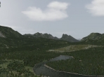 A natural landscape in X-Plane 10